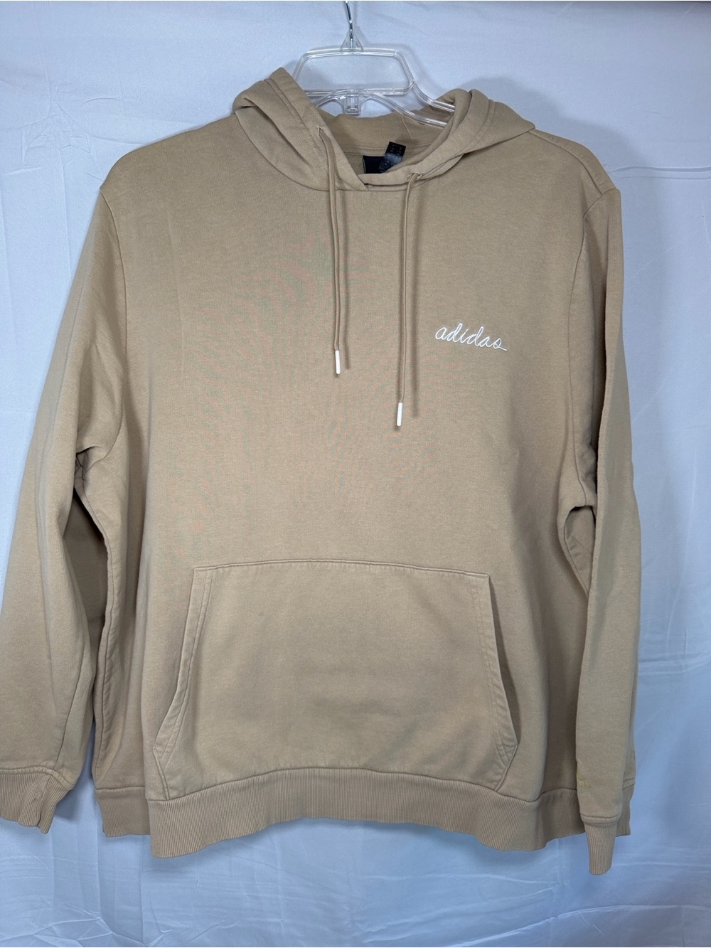 adidas Tan Pullover Oversized Hoodie